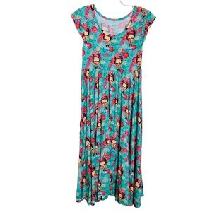 Posh Peanut Frida Kahlo Bamboo Casual Dress Girls 10 years